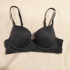 NWOT Aerie Sunnie Grey Push-up Bra Lace Detail